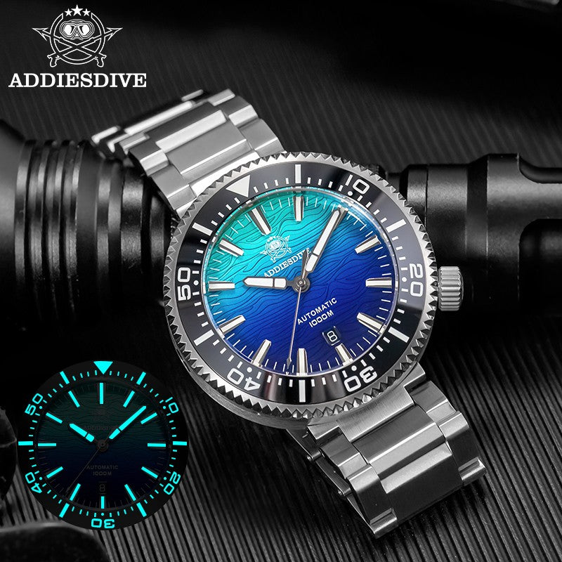 ADDIESDIVE "Burning Clouds" Professional Dive Watch