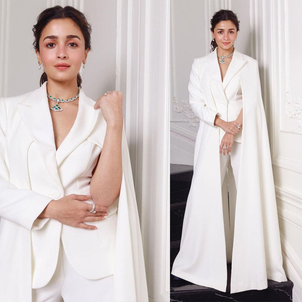 Elegant Women Capes Suits 2 Pieces Custom Pocket Blazer and Pants Wedding Guest Tuxedo Evening Party Celebrity Outfit Elegant Women Capes Suits 2 Pieces Custom Pocket Blazer and Pants Wedding Guest Tuxedo Evening Party Celebrity Outfit