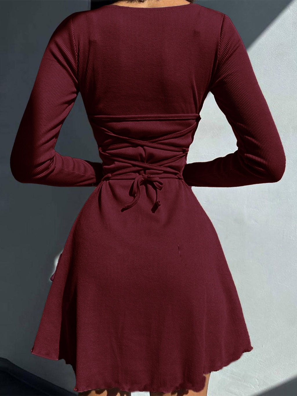 Women's Club Sexy Long Sleeve Bodycon Mini Dress Suitable for Nightclub, Family Party, Vacation, Leisure Women's Club Sexy Long Sleeve Bodycon Mini Dress Suitable for Nightclub, Family Party, Vacation, Leisure
