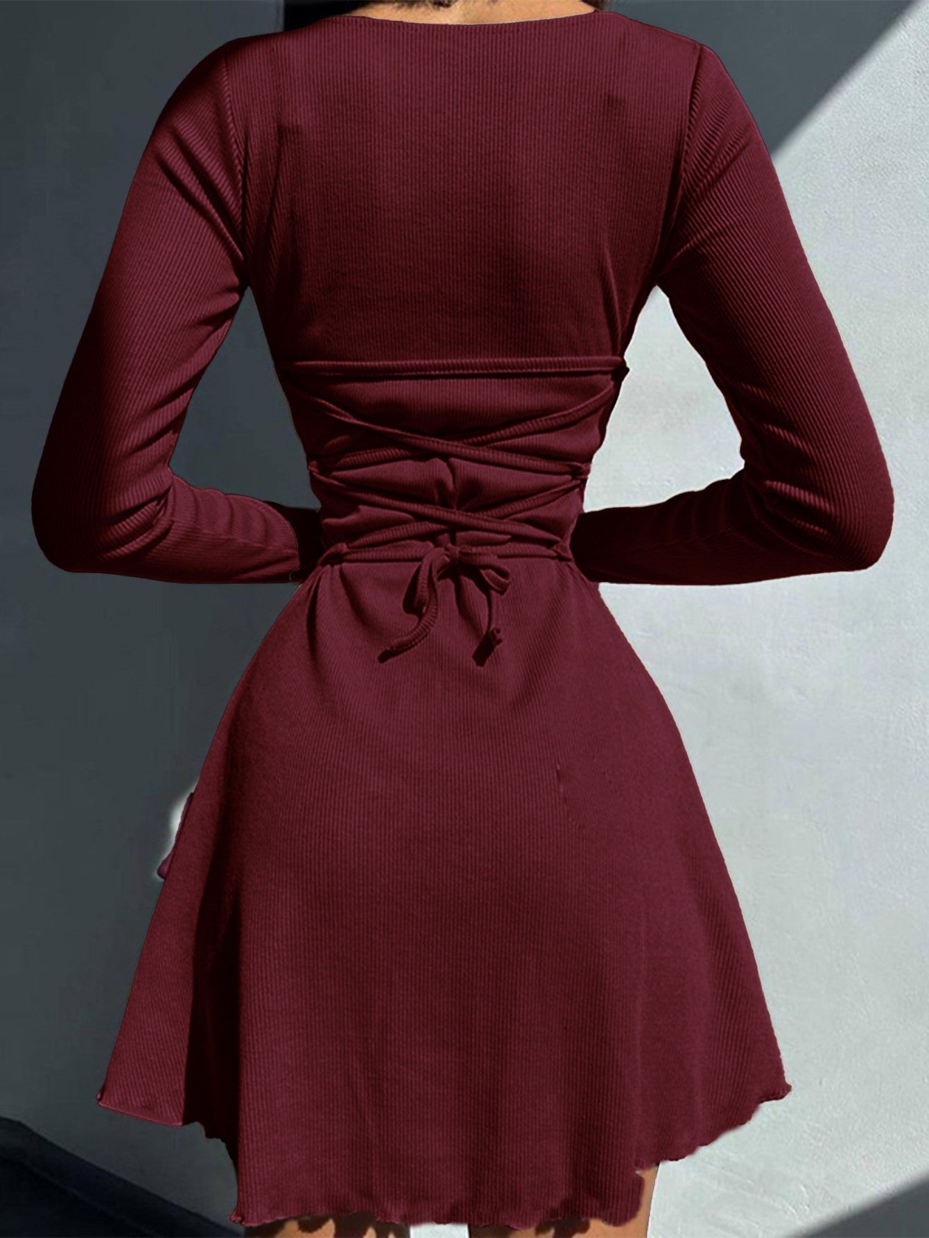 Women's Club Sexy Long Sleeve Bodycon Mini Dress Suitable for Nightclub, Family Party, Vacation, Leisure Women's Club Sexy Long Sleeve Bodycon Mini Dress Suitable for Nightclub, Family Party, Vacation, Leisure