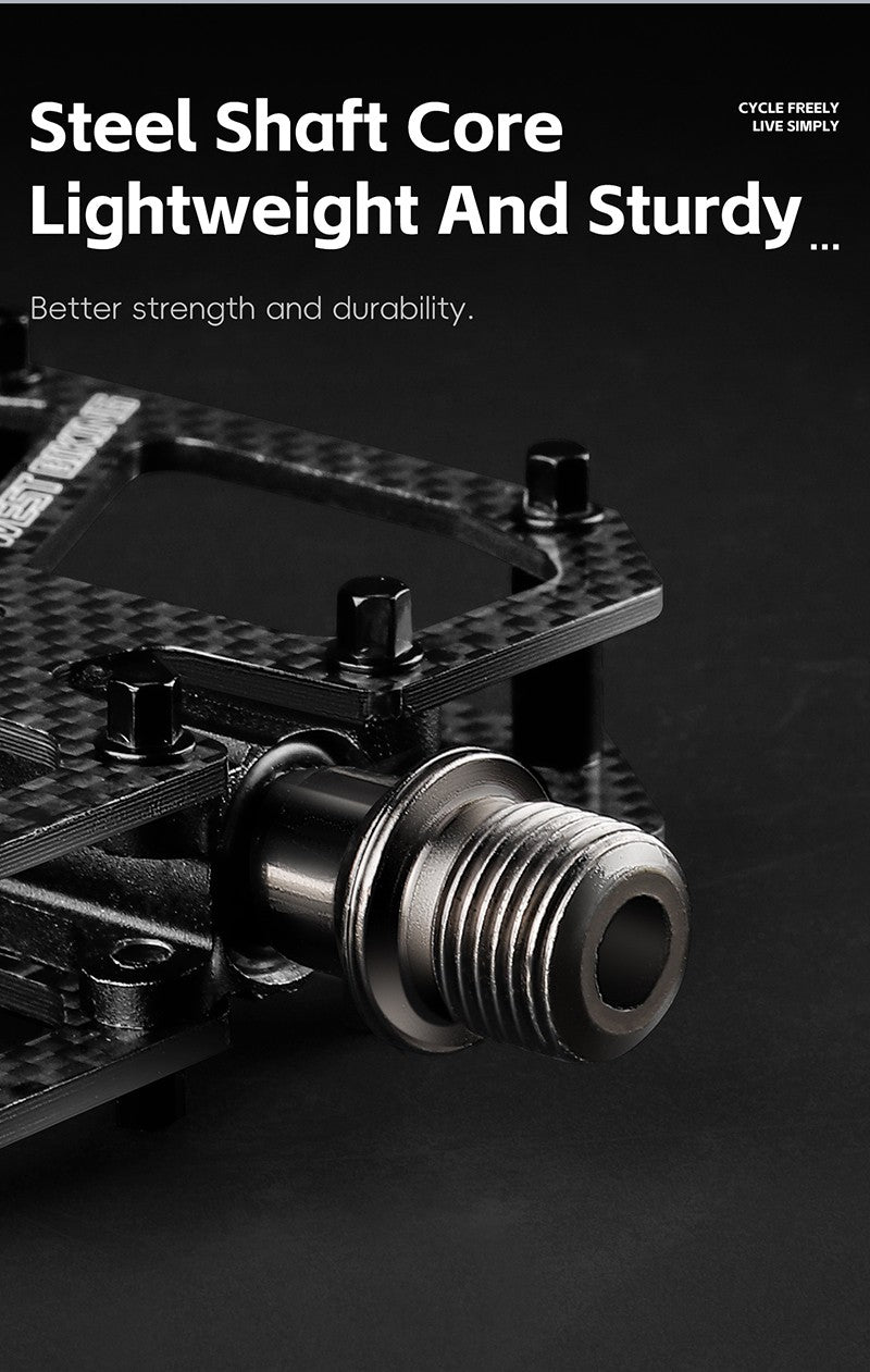 West Biking Carbon Fiber Ultralight Pedals