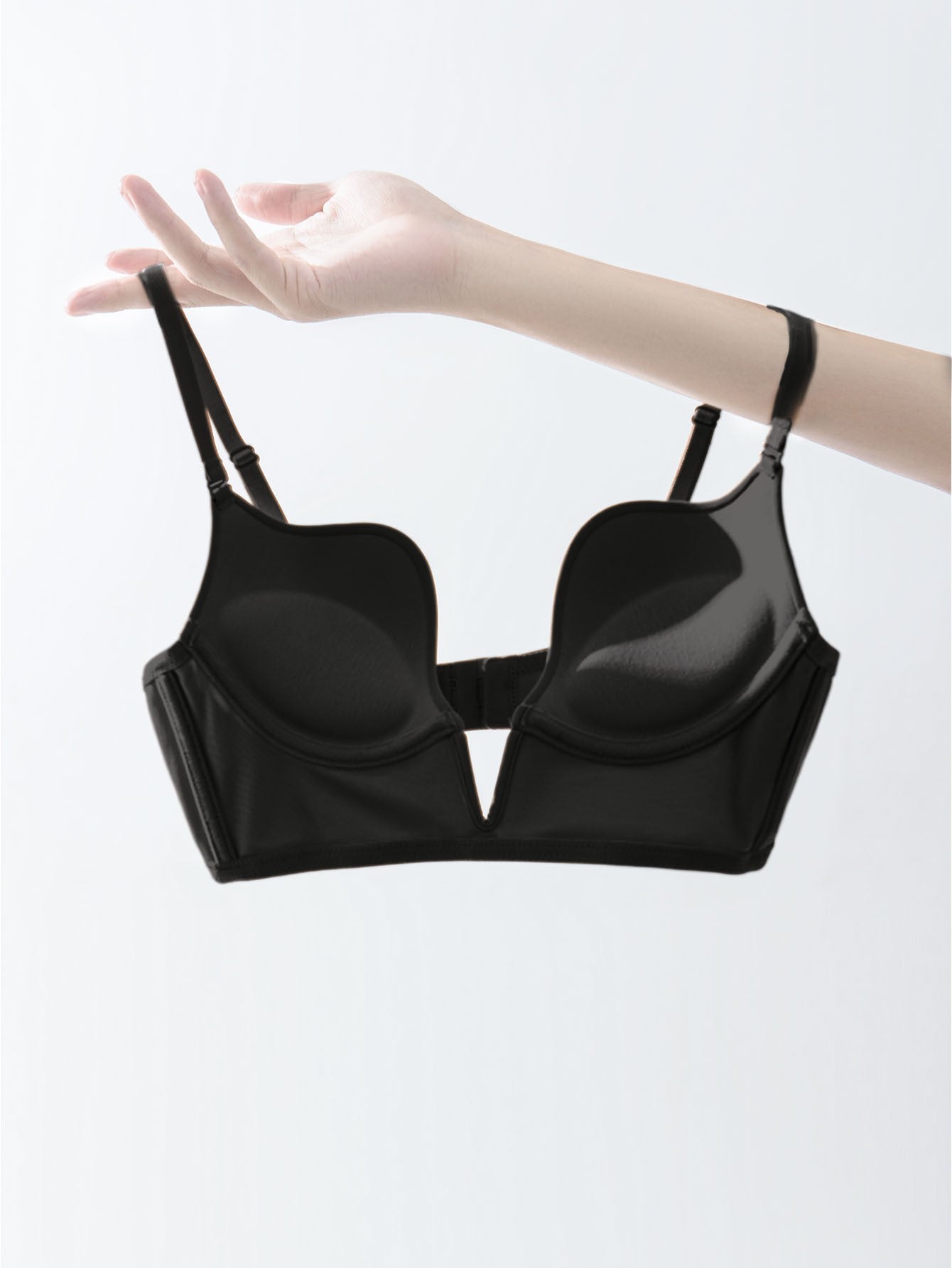 Seamless Plunge Underwire Bra