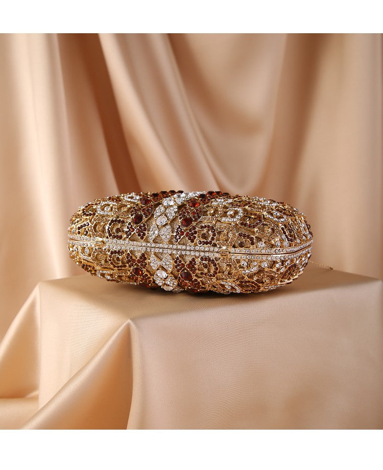 Women's Diamond Minaudiere Clutch