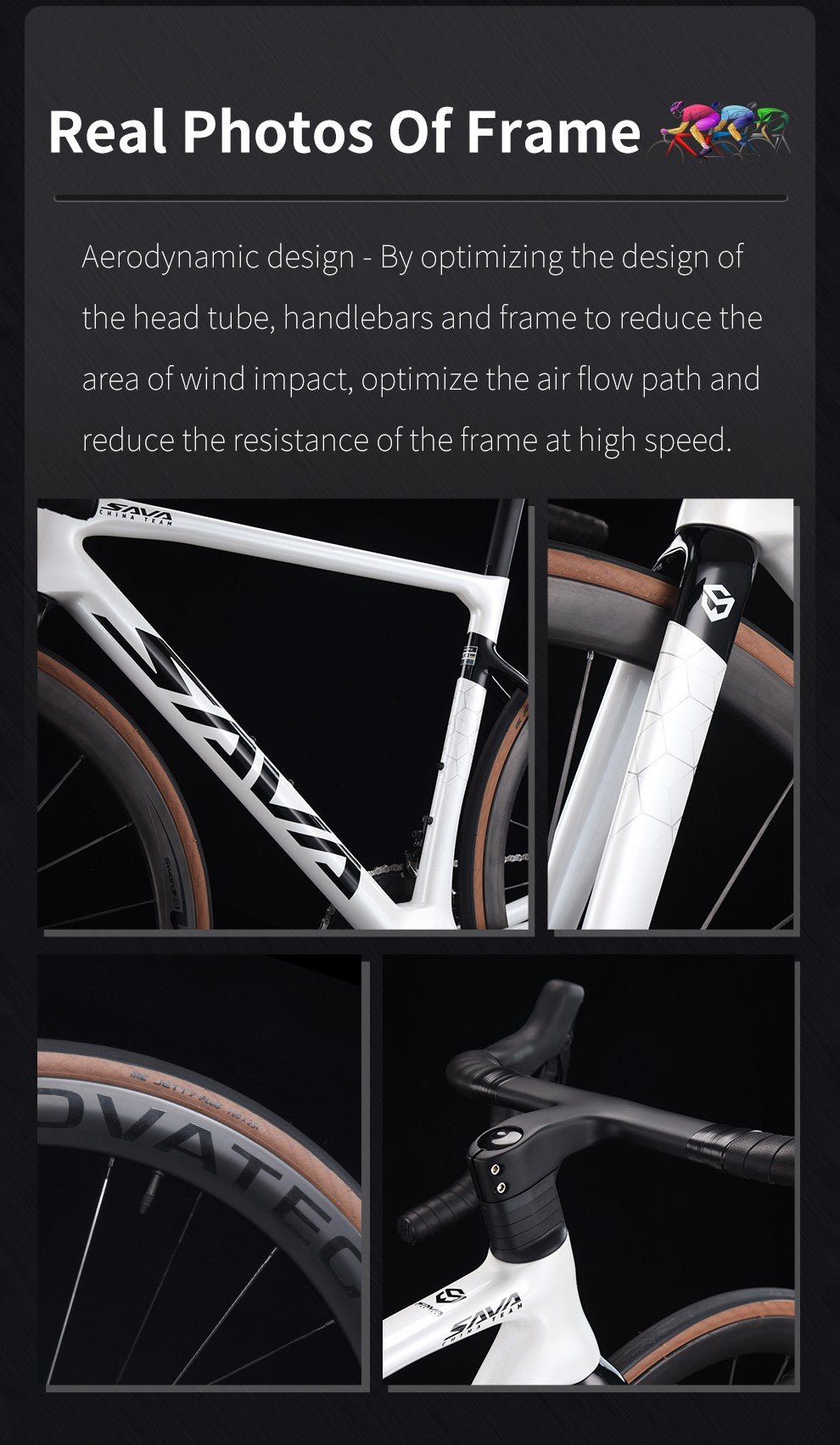 SAVA Carbon Fiber Road Bike with Shimano Ultegra Di2