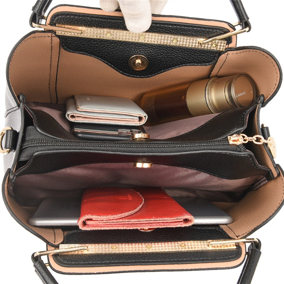 VANDERWAH Women's Microfiber Leather Handbag