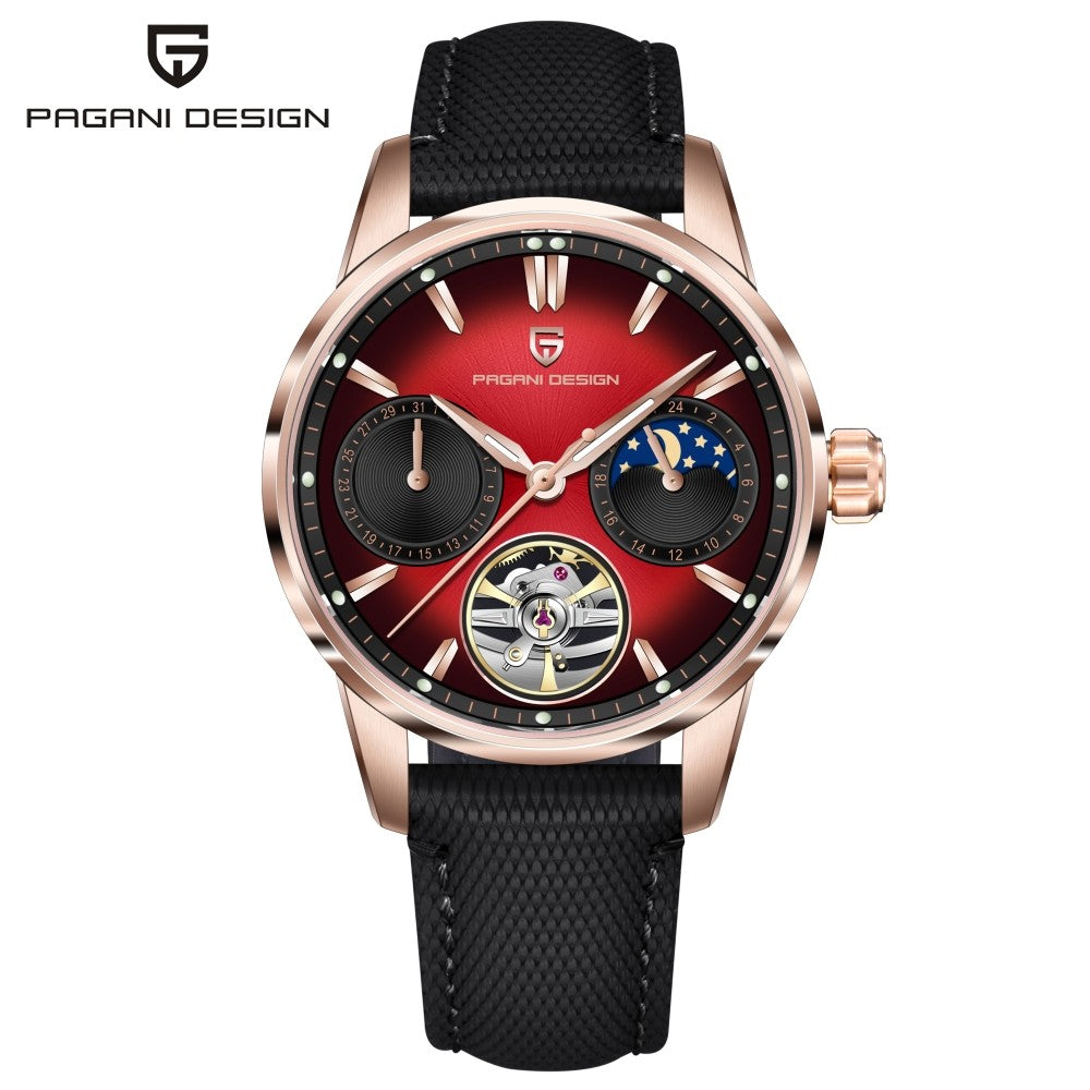 PAGANI DESIGN PD-YS021: Luxury Skeleton Mechanical Watch