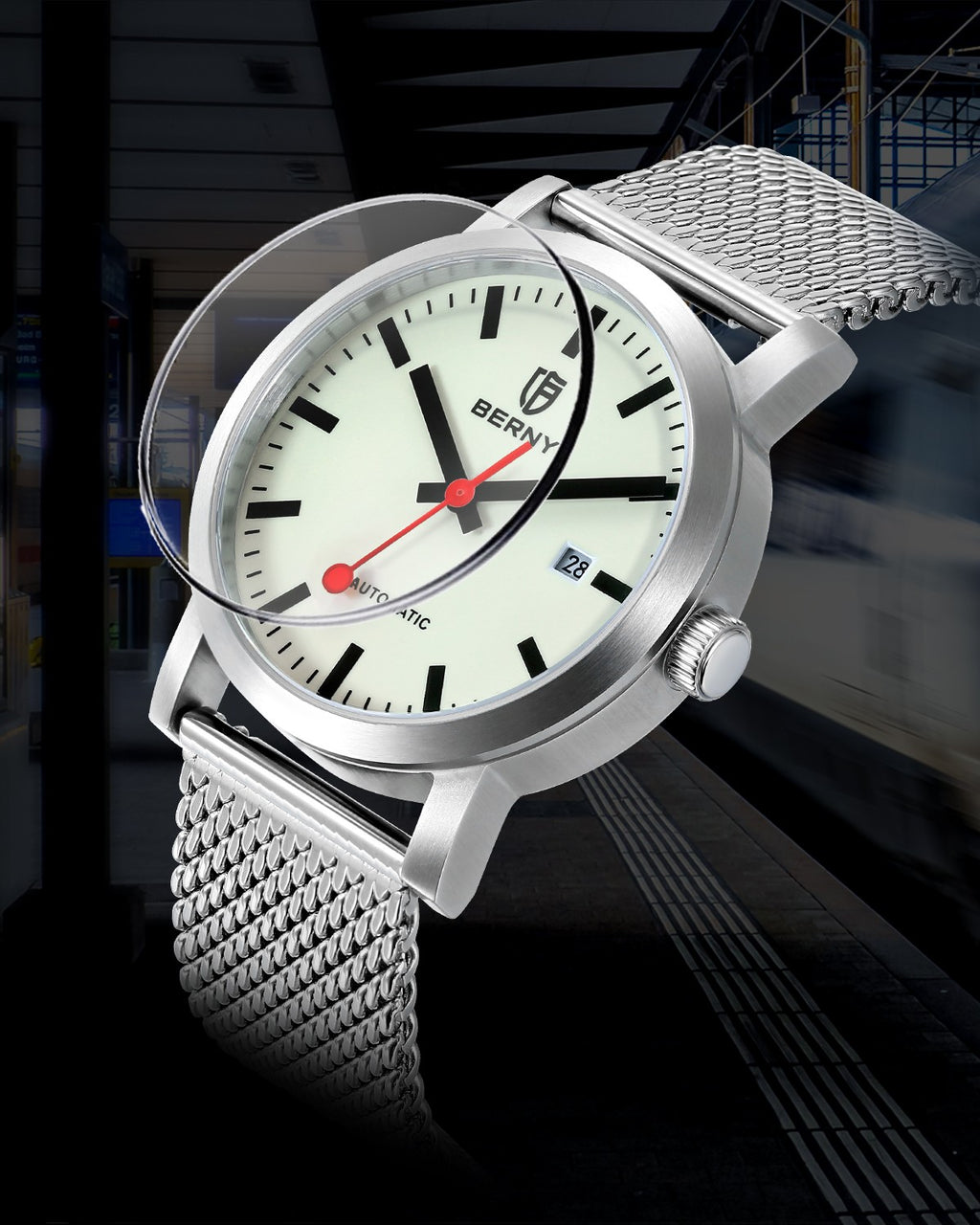 BERNY AM138MS-L Automatic Mechanical Watch