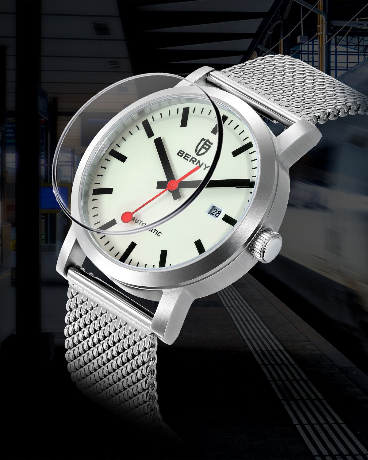 BERNY AM138MS-L Automatic Mechanical Watch