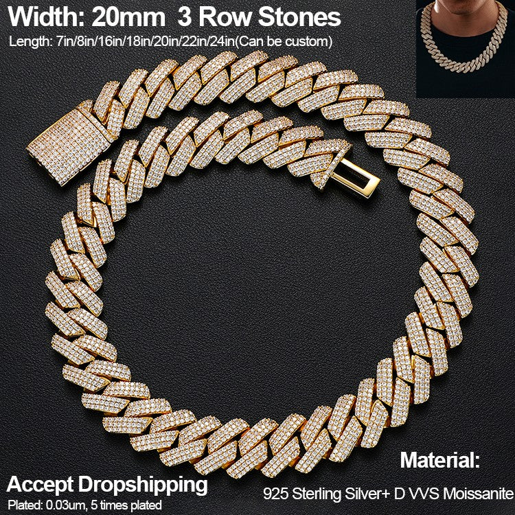 ICEOUTBOX Custom Moissanite Chain