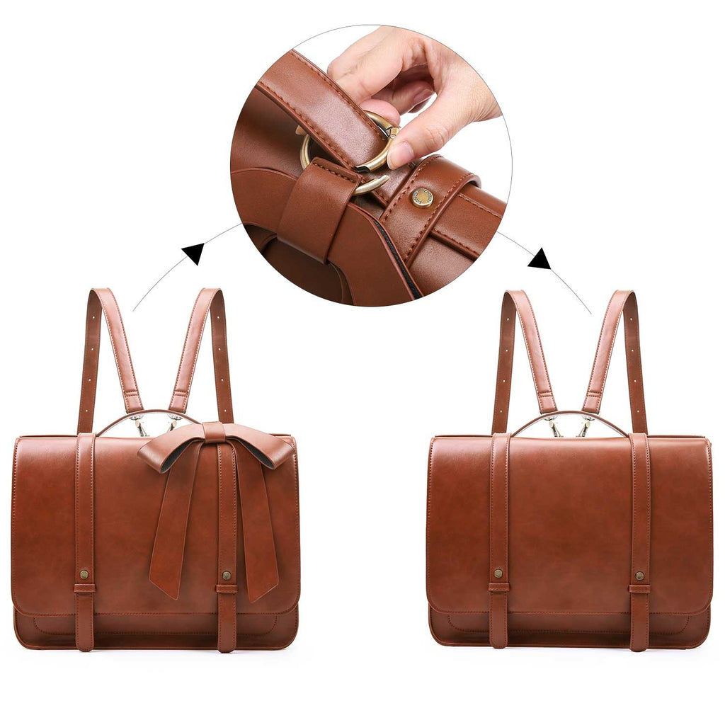 BAGSMART Women's 4-in-1 Convertible Laptop Bag