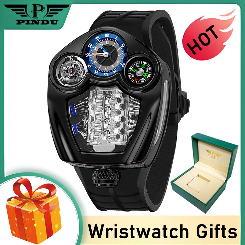 Pindu Design Compass Men's Watch