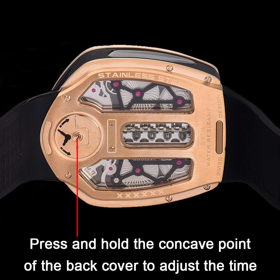 Pindu Design Compass Men's Watch