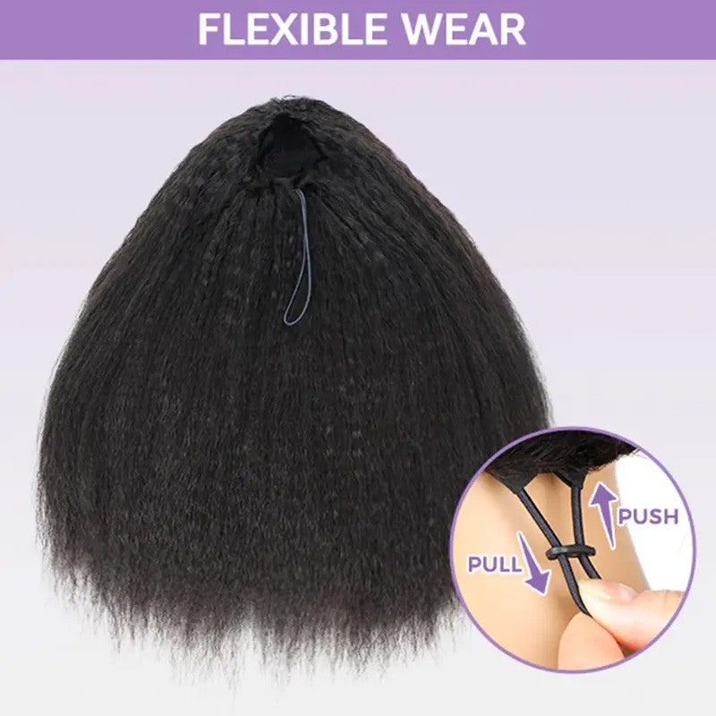 Florrety Medium Straight Wavy Brazilian Human Hair Wig