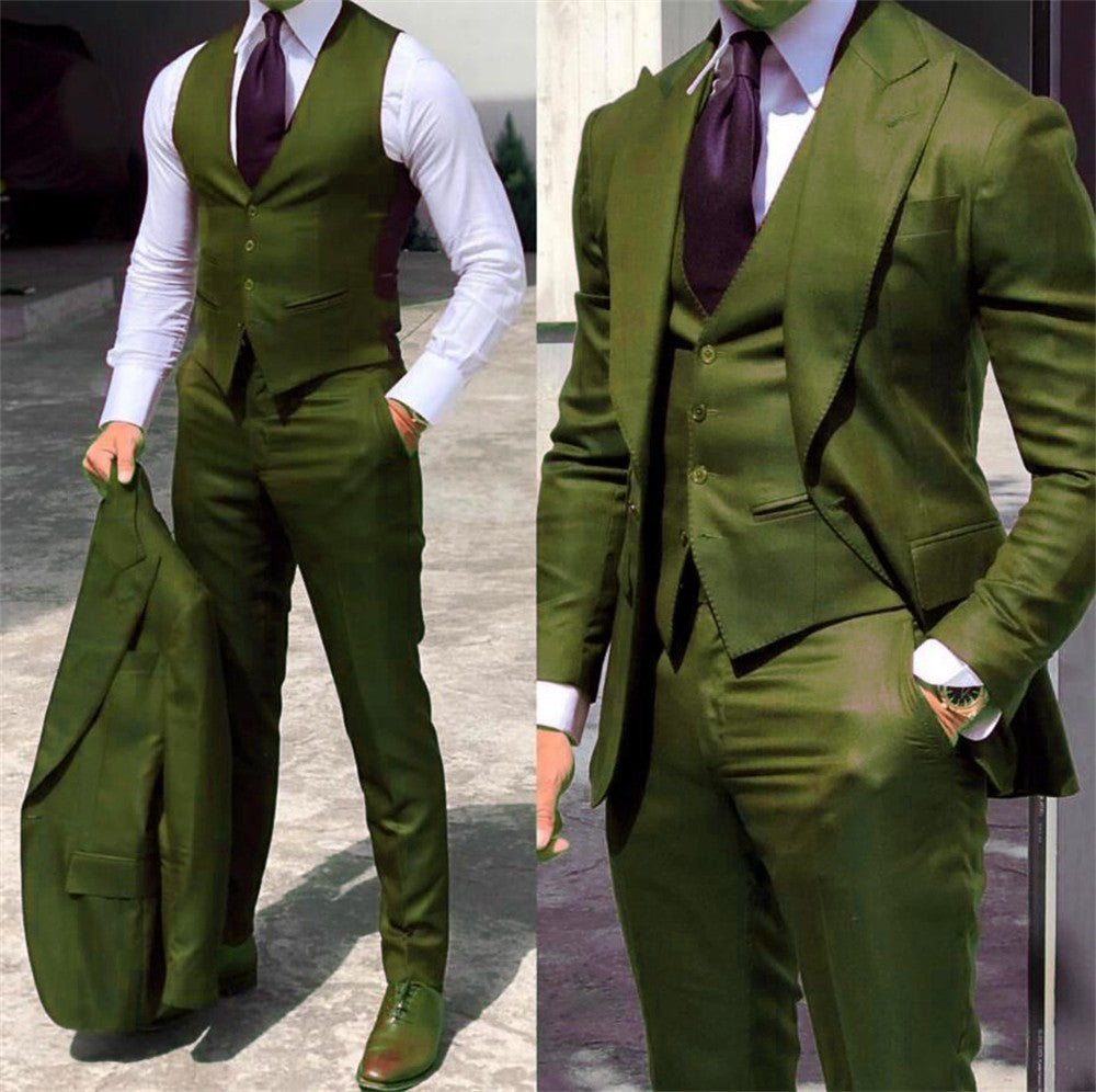 Men's Slim-Fit Smart Casual Suit