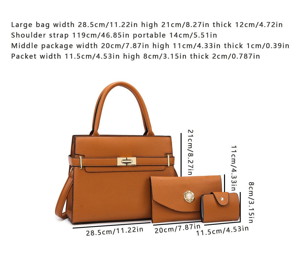 VANDERWAH Women's Designer-Style Handbag