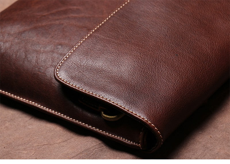 Luokir vintage genuíno couro crossbody saco de moda masculina simples ombro men