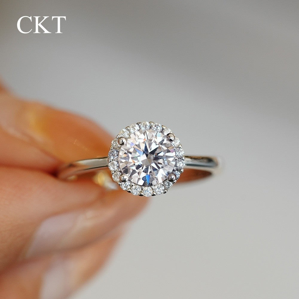 CKT Women's Romantic Moissanite Ring