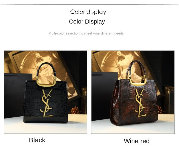 Women's Solid PU Leather Casual Tote Bag