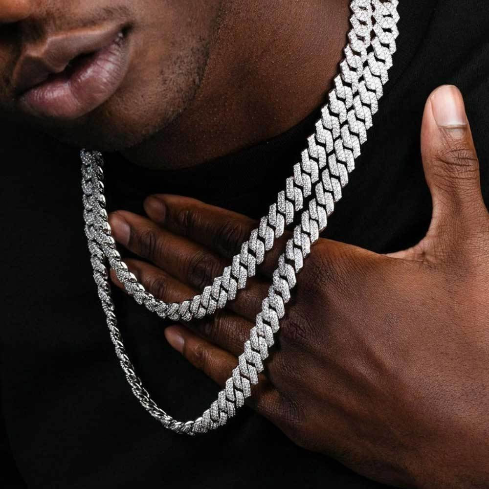 KNOBSPIN Moissanite Cuban Chain