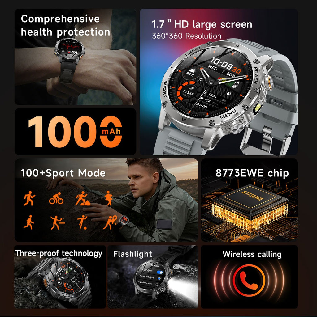 KAVSUMI GUHUAVMI AK87 Smartwatch