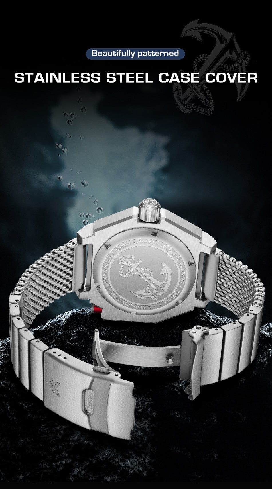 FeelNever Men's Automatic Dive Watch