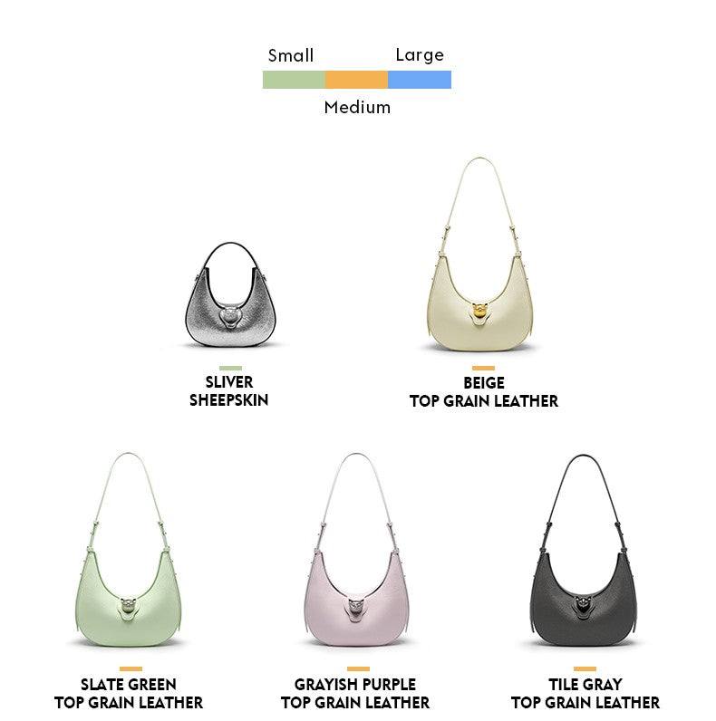 BAFELLI Women's Genuine Leather Hobo Bag