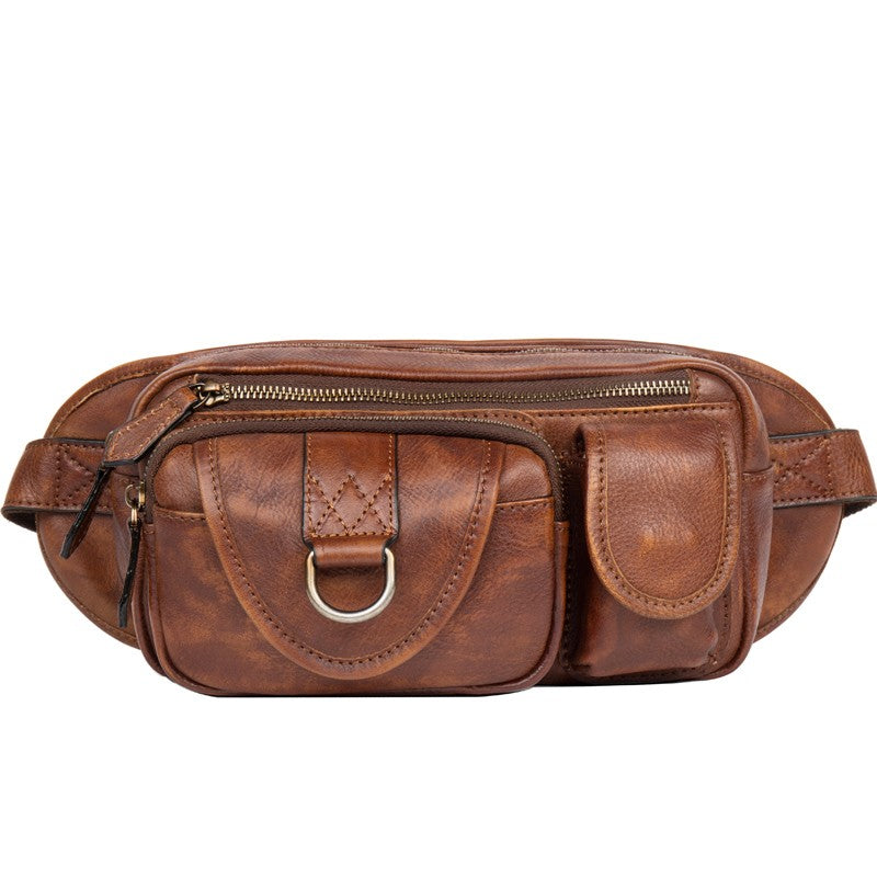 Mantime Genuine Leather Fanny Pack