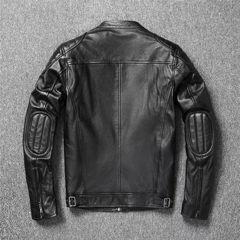 COPERSIAN Men's Cowhide Leather Jacket