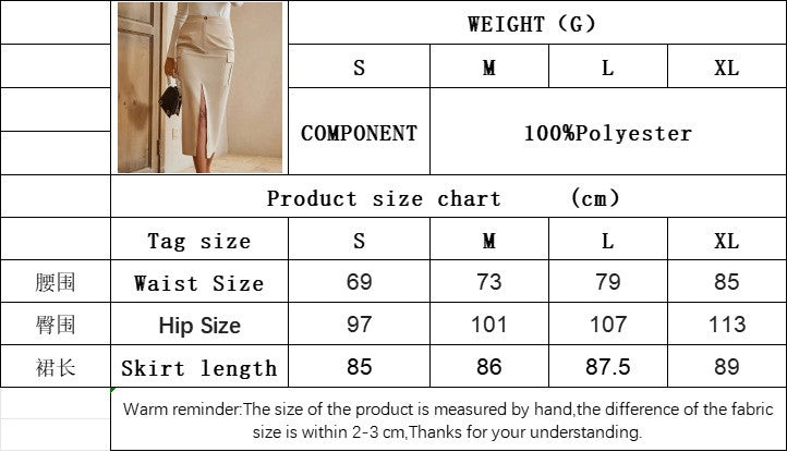 Vigocasey 2025 Summer Women Sexy Split Midi Skirt Ladies Autumn Casual Khaki High Waist Skirt Lady Elegant Solid Bodycon Skirt Vigocasey 2025 Summer Women Sexy Split Midi Skirt Ladies Autumn Casual Khaki High Waist Skirt Lady Elegant Solid Bodycon Skirt