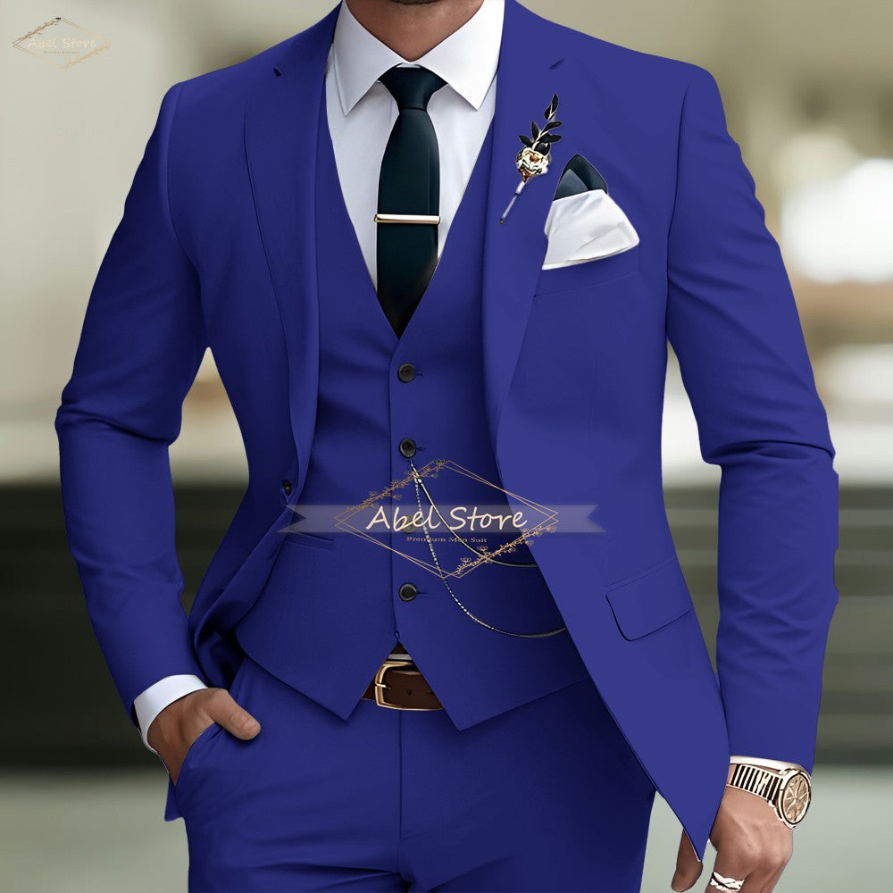 Men's Slim-Fit Wedding Suit