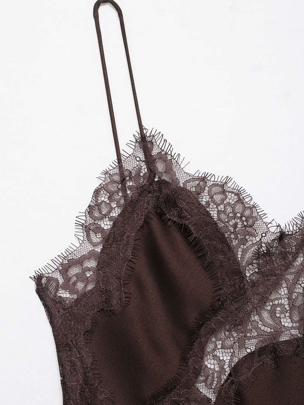 UNIZERA Women's Sexy Suspender Lace Asymmetrical Dress Summer 2025 New Elegant Temperament UNIZERA Women's Sexy Suspender Lace Asymmetrical Dress Summer 2025 New Elegant Temperament