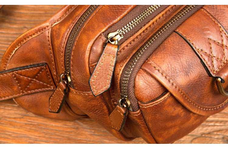 Mantime Genuine Leather Fanny Pack