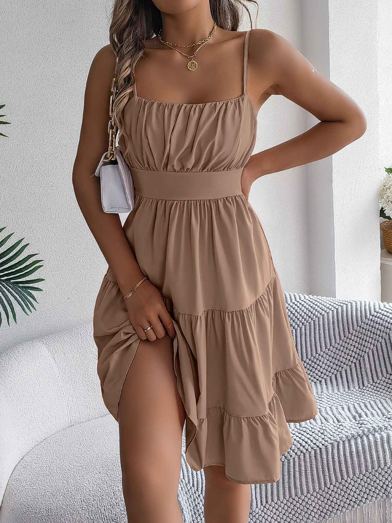 LUSMAY Casual A-Line Dress