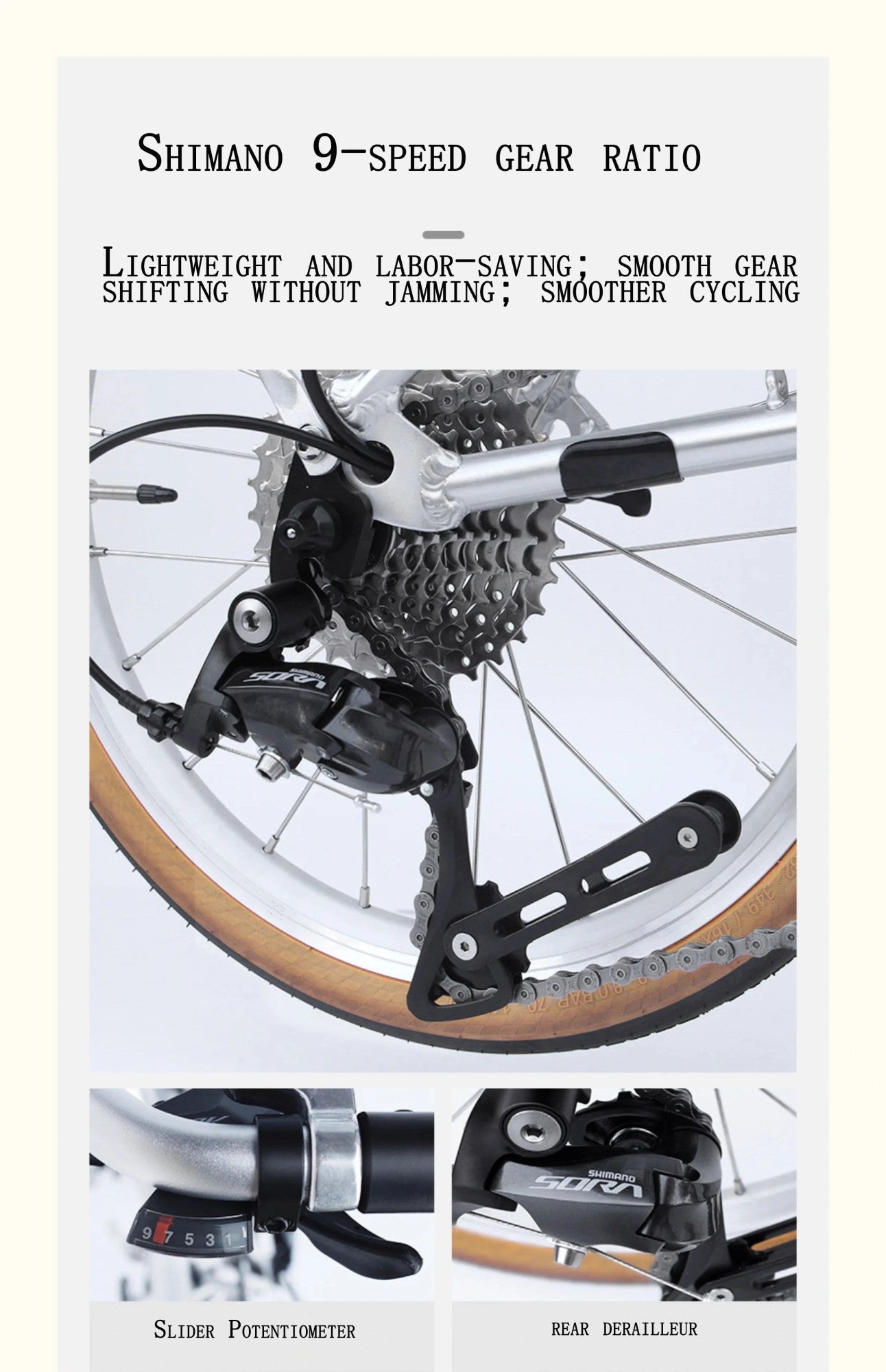 KaFeiDI 20" Folding Commuter Bike