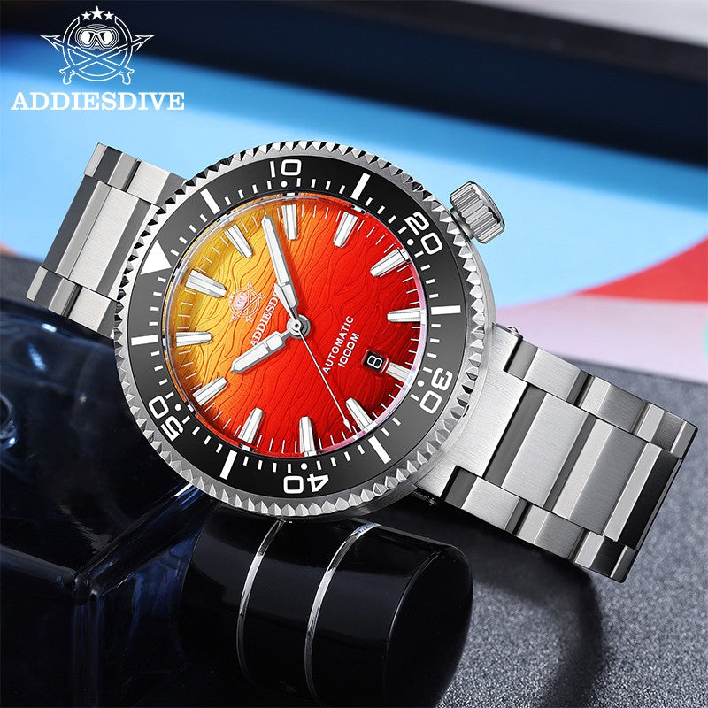 ADDIESDIVE "Burning Clouds" Professional Dive Watch