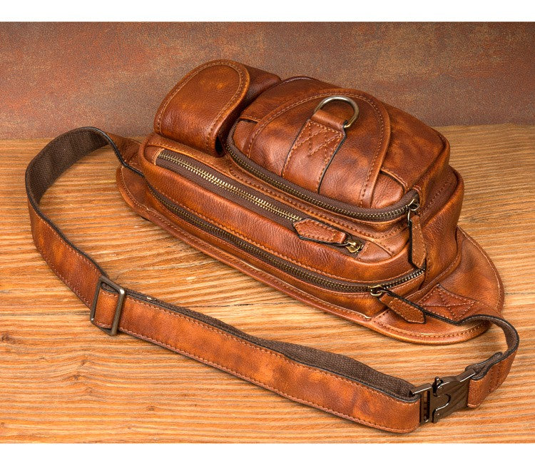 Mantime Genuine Leather Fanny Pack