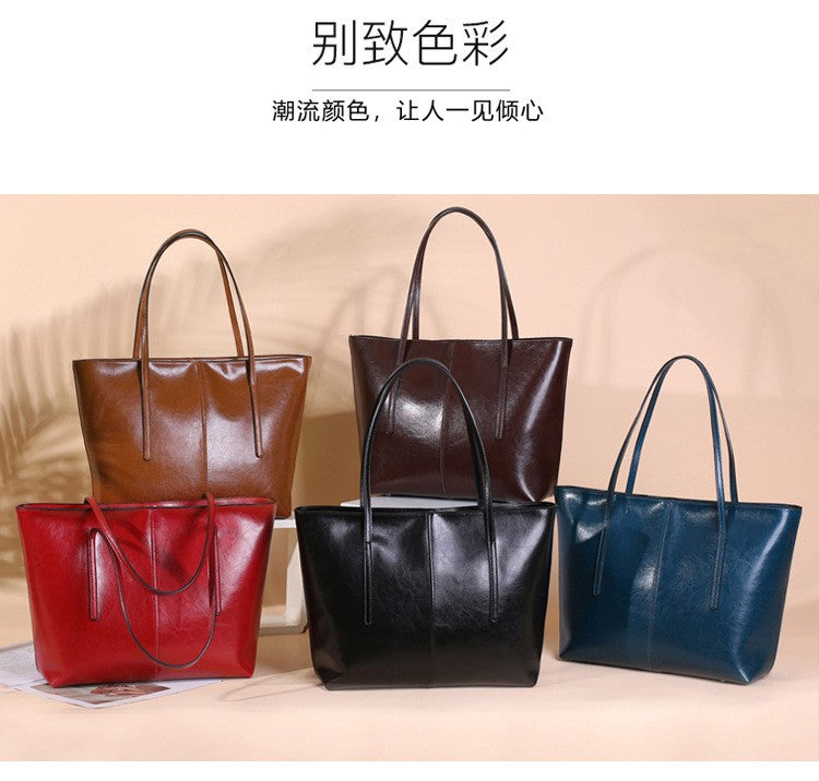 HTLT Genuine Leather Tote Bag