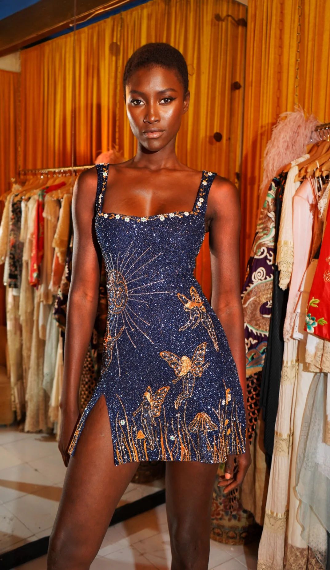 FATAPAESE Exquisite Sequin Evening Gown