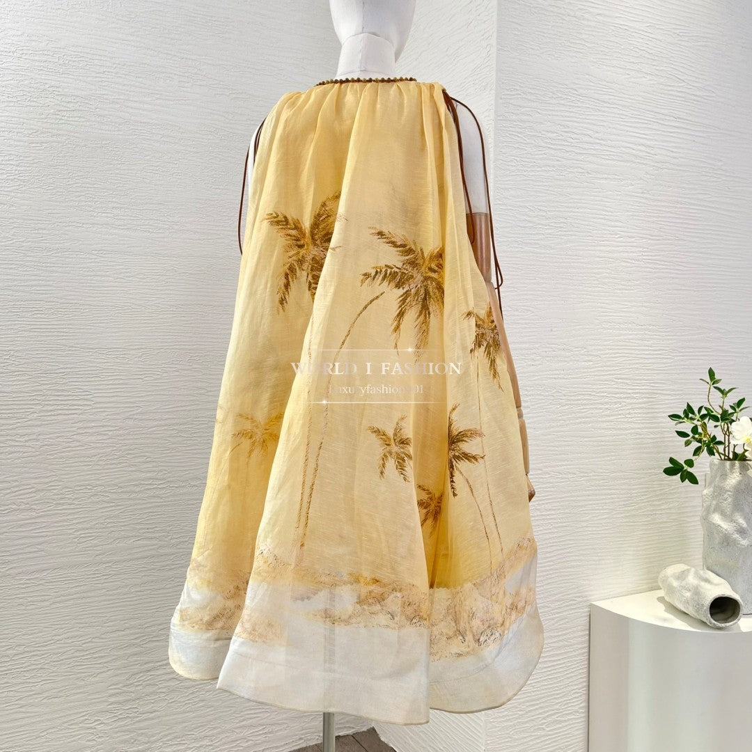 Domedeer Floral A-Line Mini Dress