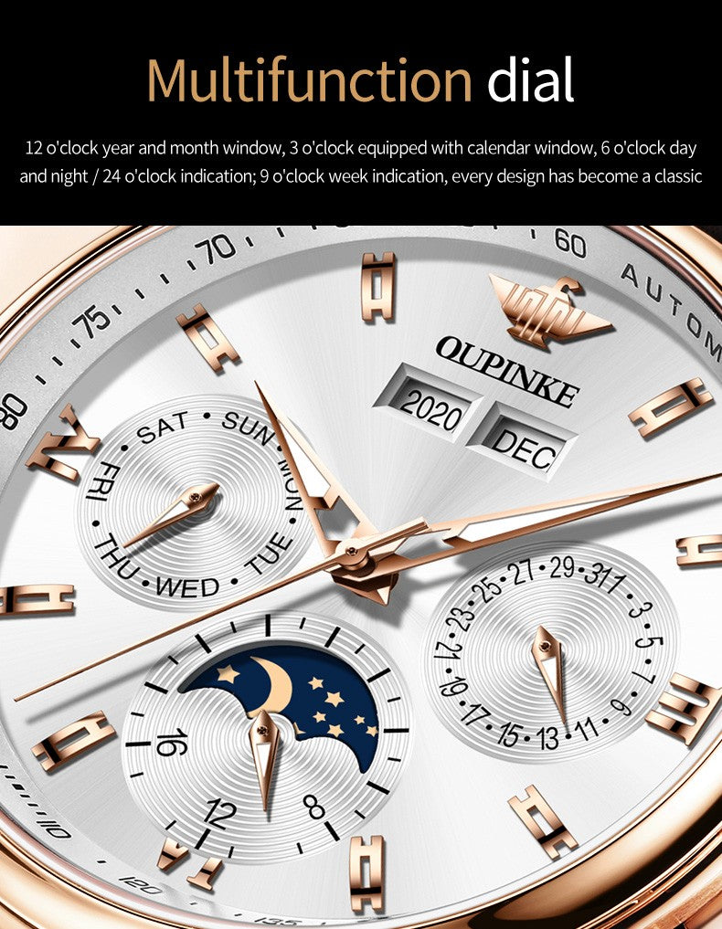 OUPINKE 3189 Luxury Automatic Mechanical Watch