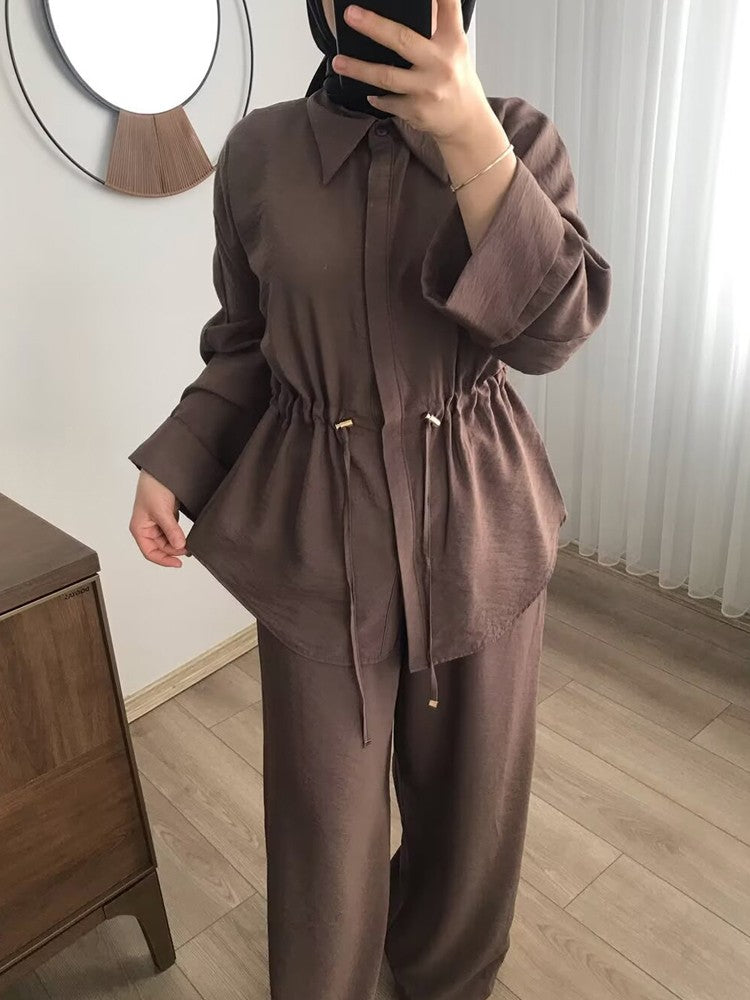 HXAO Office Lady Two-Piece Set