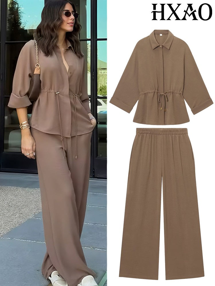 HXAO Office Lady Two-Piece Set