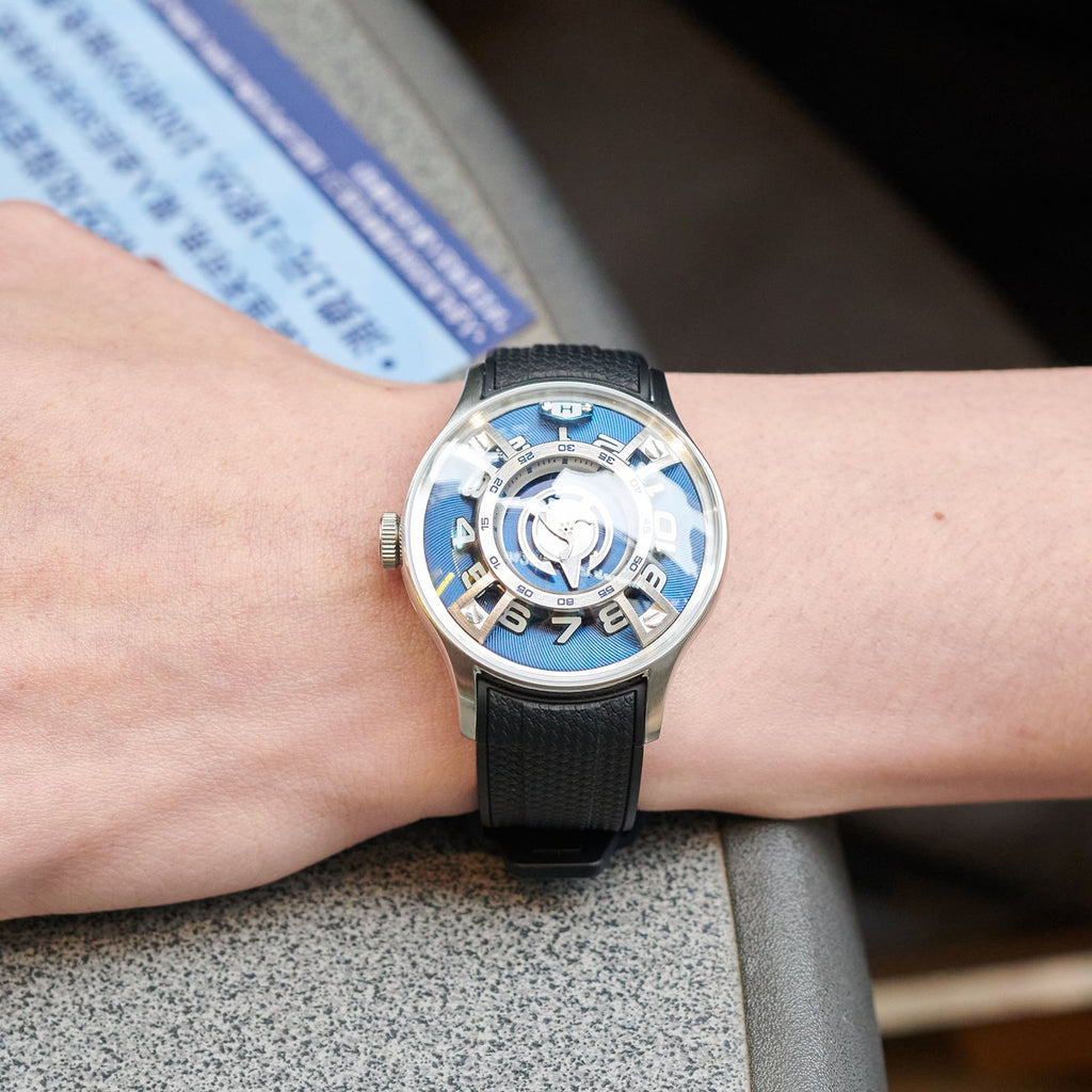 Oblvlo New Design Eagle Analog Automatic Watch for Men Blue Luminous Waterproof Leather Strap Mechanical Watches Rejos JM-Eagle Oblvlo New Design Eagle Analog Automatic Watch for Men Blue Luminous Waterproof Leather Strap Mechanical Watches Rejos JM-Eagle