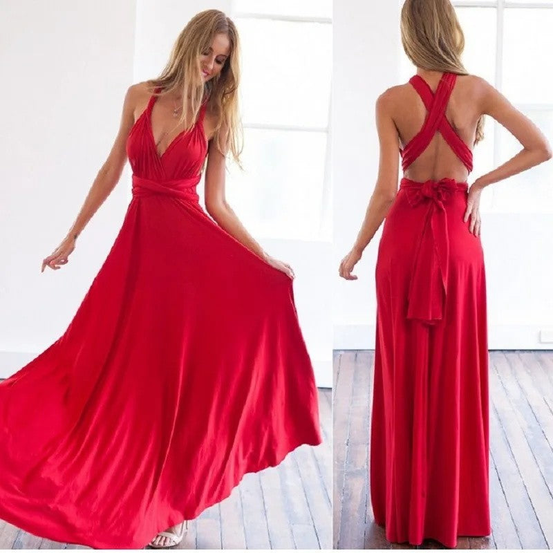 Fashion Multi-Frayed V-Neck Vestidos De Fiesta Women Long Dress Sexy Tied Lady Summer Maxi Dress Fashion Multi-Frayed V-Neck Vestidos De Fiesta Women Long Dress Sexy Tied Lady Summer Maxi Dress