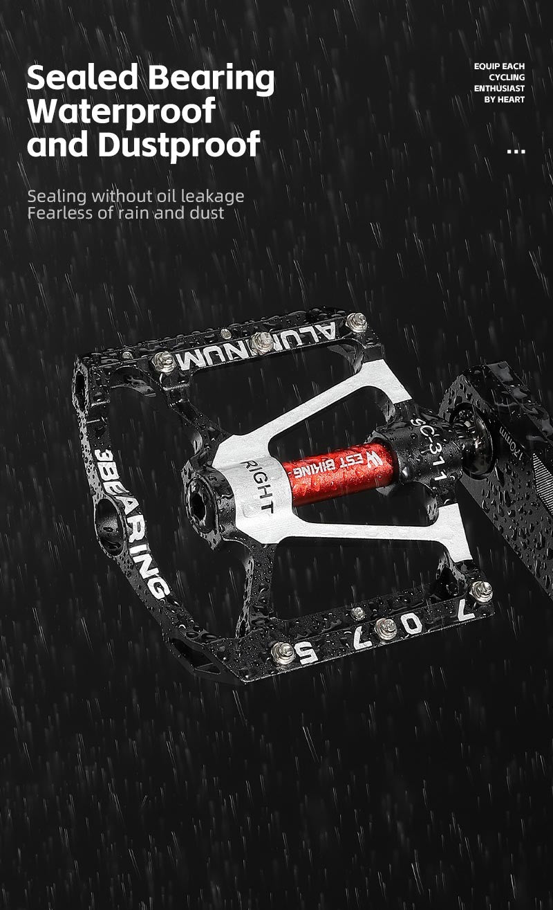West Biking 3 Bearing Ultralight Bike Pedals