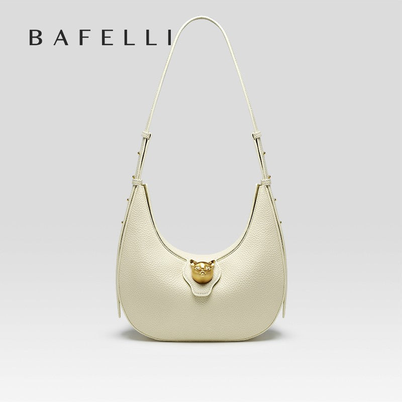 BAFELLI Women's Genuine Leather Hobo Bag