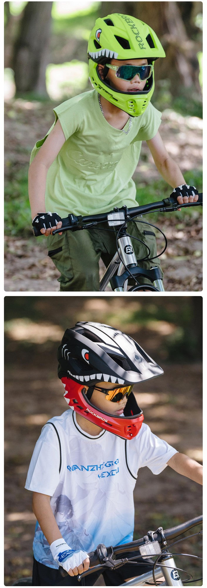 ROCKBROS TT-32 Kids' Detachable Full Helmet
