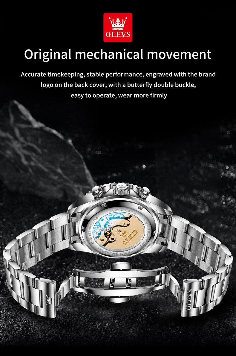 OLEVS 6729 Automatic Mechanical Sport Watch