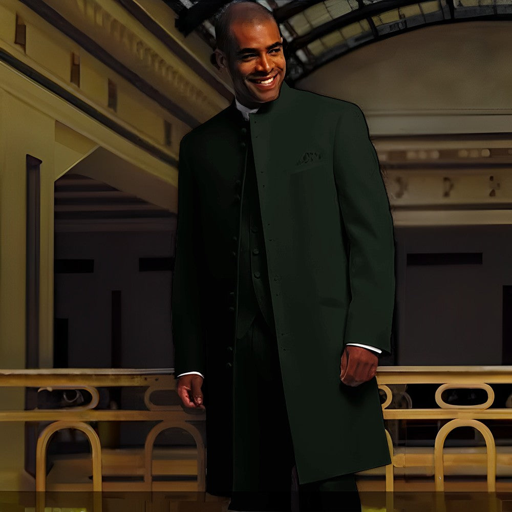 Men's Loose-Fit Wool Suit
