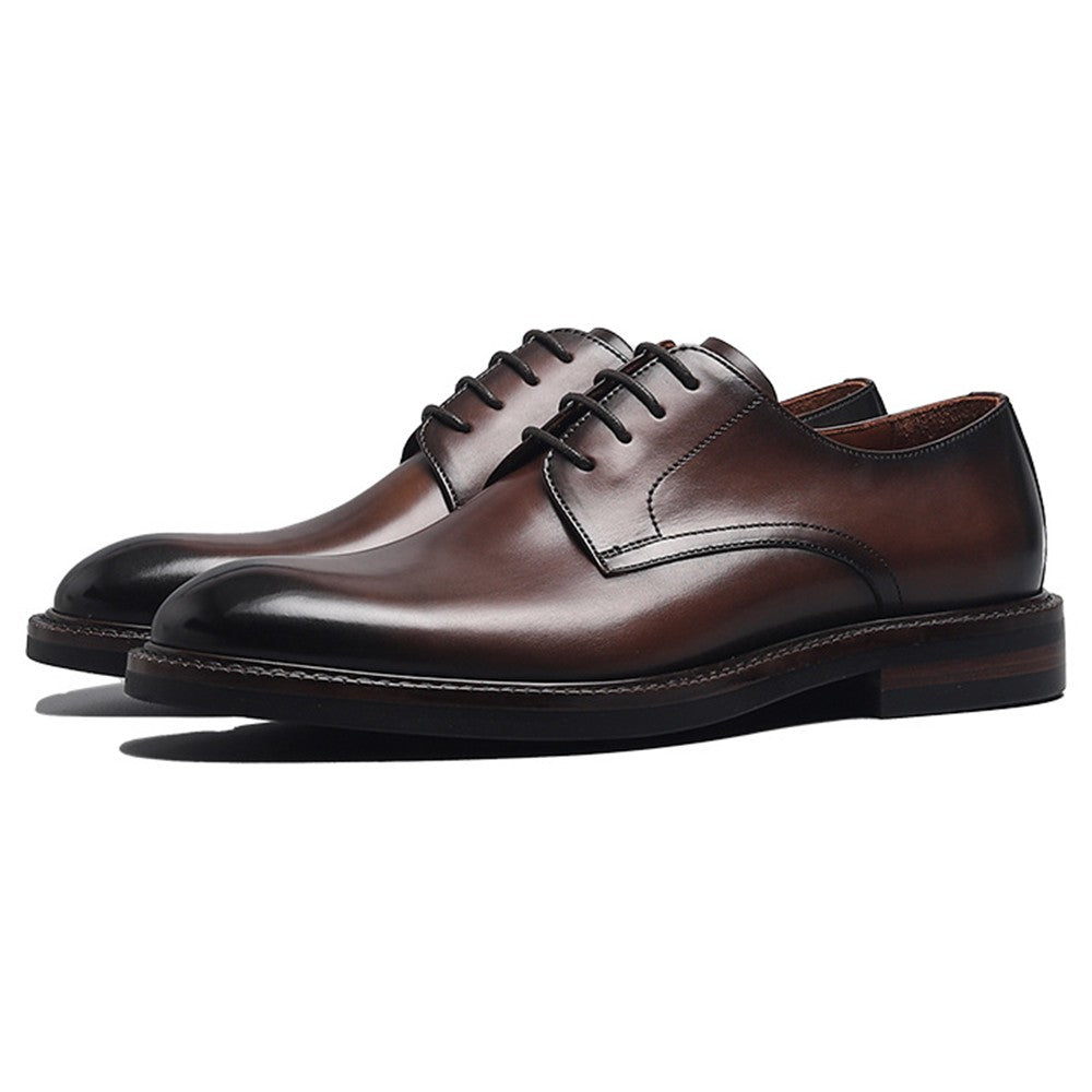 New Arrival Handmade Men's Top Layer Leather Business Wedding Shoes Breathable Genuine Leather Oxford Derby Dress Shoes New Arrival Handmade Men's Top Layer Leather Business Wedding Shoes Breathable Genuine Leather Oxford Derby Dress Shoes